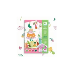djeco Kreatív nyomdakészlet - Virág lánykák - Flower girls