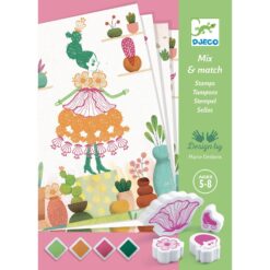 djeco Kreatív nyomdakészlet - Virág lánykák - Flower girls