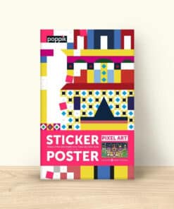 Kreatív, fejlesztő poszter, 1600 matricával – Palota | Poppik