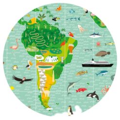 djeco Megfigyeltető puzzle - Lenyűgöző világ - Around the world