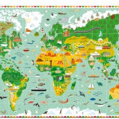 djeco Megfigyeltető puzzle - Lenyűgöző világ - Around the world