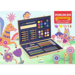 djeco Kreatív eszközök - Festő és rajz készlet - Sparkling box of colours