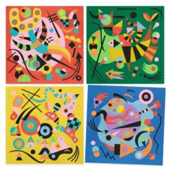 Művészeti műhely - Absztrak - Inspired by Vaszilij Kandinszkij - Abstract djeco