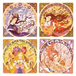 Művészeti műhely - Isteni - Inspired by Alfons Mucha - Divine djeco