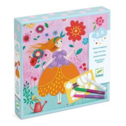 Színezés és mintakészítés varázsfilccel - Méri szép ruhái - Marie's pretty dresses djeco