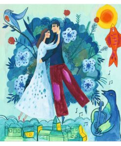 Művészeti műhely - Álomban - Inspired by Marc Chagall - In a dream djeco gouache készlet