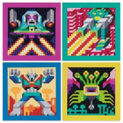 djeco Fűzős képkészítő - Betolakodók - Invaders