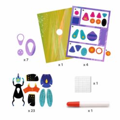 djeco Papírszobor műhely - Bogarak - Paper bugs