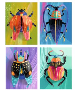 djeco Papírszobor műhely - Bogarak - Paper bugs