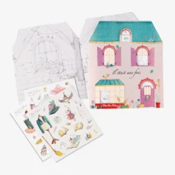 MOULIN ROTY – EGYSZER VOLT, HOL NEM VOLT… – MATRICÁZÓ ÉS SZÍNEZŐ ALBUM – 20 OLDALAS babaház