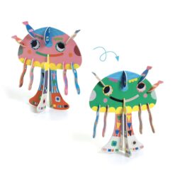Kollázs műhely - 3D állatok - Three 3D animals djeco
