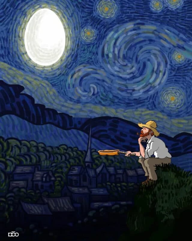 Vincent Van Gogh stílusában