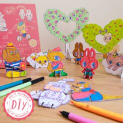 Csináld magad | Kawaii, azaz cukiság föld | 3D Papírjáték | Djeco