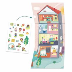 djeco Kreatív műhely - 6 technika 1 dobozban - Állat élet - Animal houses