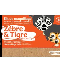 zebra és tigris arcfesték