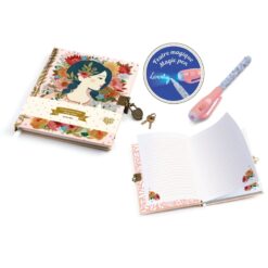 djeco Titkos napló varázstollal - Oana secret notebook - Magic felt pen