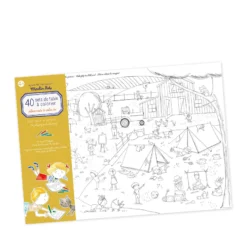 Moulin Roty - Játékidő - 40 db-os színező tábla szett
