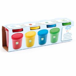 Gyurma - 4 alapszínű pillegyurma - 4 tubs of play dough djeco