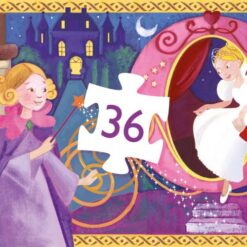 djeco Formadobozos puzzle - Hamupipőke - Cinderella