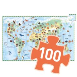 djeco Megfigyeltető puzzle - Föld állatai - Animals of the earth