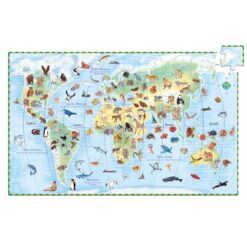 djeco Megfigyeltető puzzle - Föld állatai - Animals of the earth