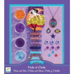 djeco Ékszerkészító készlet - Gyöngyök és csillagok - Pearls and stars