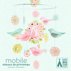 djeco Szélmobil függődísz - Tavaszi madárkák - Spring Birds