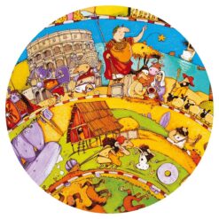 djeco Megfigyeltető puzzle - Történelem - spirál puzzle - History + booklet