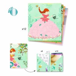 djeco Artistic Patch - Metálminta készítés - Szép lányok - Fair maidens