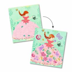 djeco Artistic Patch - Metálminta készítés - Szép lányok - Fair maidens