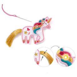 djeco E-textil - Unikornis kitűző - Brooch - Sweet unicorn