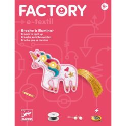 djeco E-textil - Unikornis kitűző - Brooch - Sweet unicorn