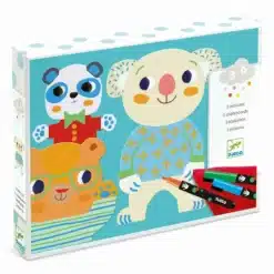 Színező készlet - Csinoskák - Cuties djeco