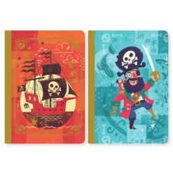 djeco Jegyzetfüzet 2 db A/6 - Steve little notebooks