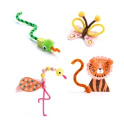 djeco Kreatív készlet - Vadon élő állatok - Jungle Animal Creation Box