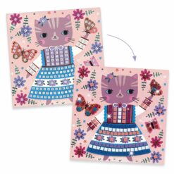 Mozaikkép készítés - Édes háziállatok - Lovely pets djeco
