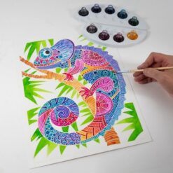 Aquarellum zentangle színpompás állatok, nagy - Sentosphere SA6392