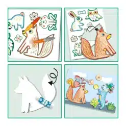 djeco Kollázs műhely - Teremtendő világ, állatok - A world to create, animals