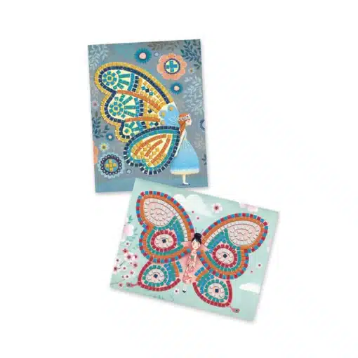 djeco Mozaikkép készítés - Pillangók - Butterflies