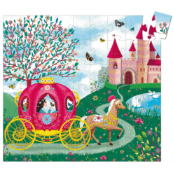 djeco Formadobozos puzzle - Elise hintója - Elise Carriage
