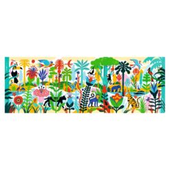 djeco Művész puzzle - Dzsungel, 100 db-os - Jungle