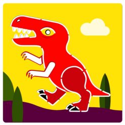 djeco Rajzsablonok - Dínók - Dinosaurs