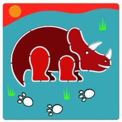 djeco Rajzsablonok - Dínók - Dinosaurs