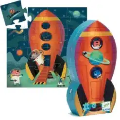 djeco Formadobozos puzzle - Űrhajó - Spaceship