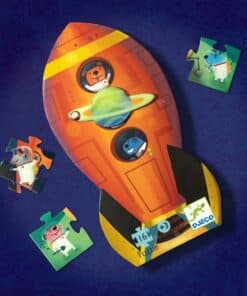 djeco Formadobozos puzzle - Űrhajó - Spaceship