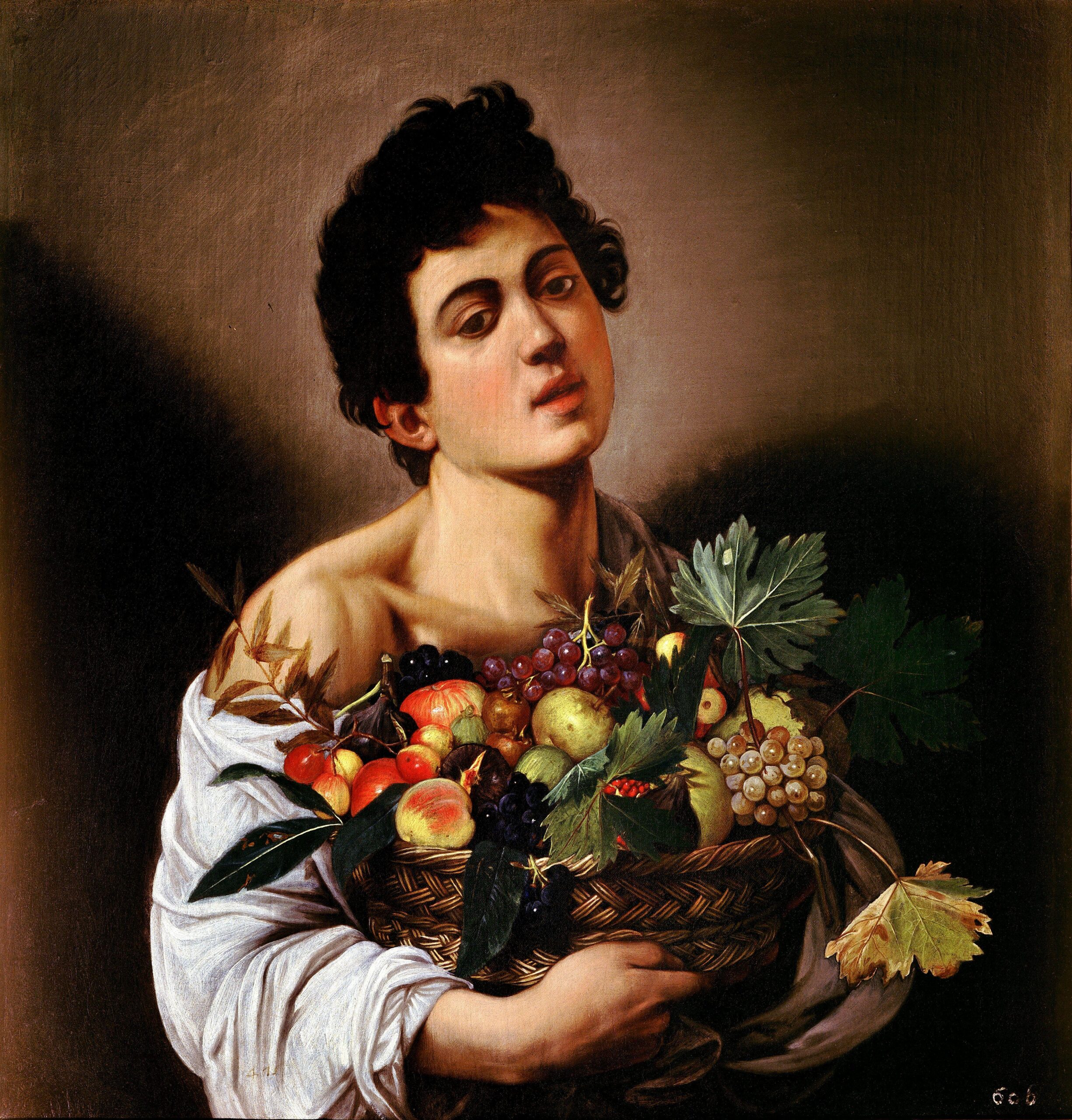 Fiú gyümölcskosárral , 1593–1594,