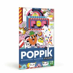 Kreatív, fejlesztő matricás poszter, 1600 matricával – Street Art | Poppik