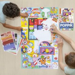 Kreatív, fejlesztő matricás poszter, 1600 matricával – Street Art | Poppik