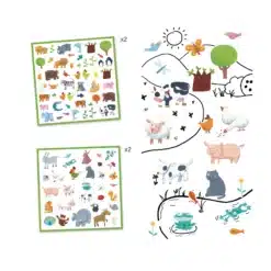 djeco Matricák - Állatok - Animals