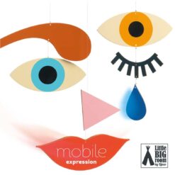 djeco Szélmobil függődísz - Arckifejezés - Expression